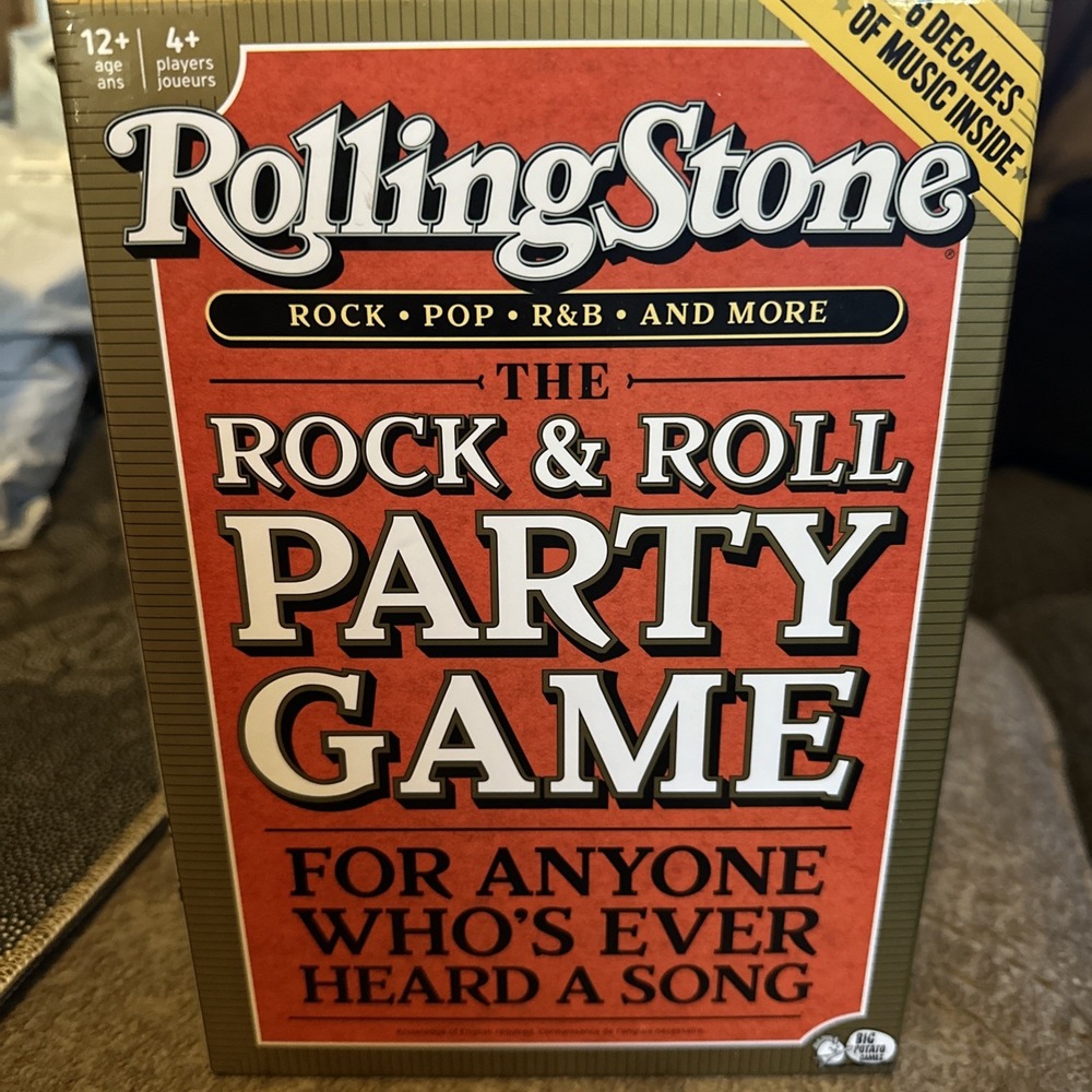 Rolling Stone The Rock & Roll Party Game 2019 Big Potato Games - NEW, SEALED BOX